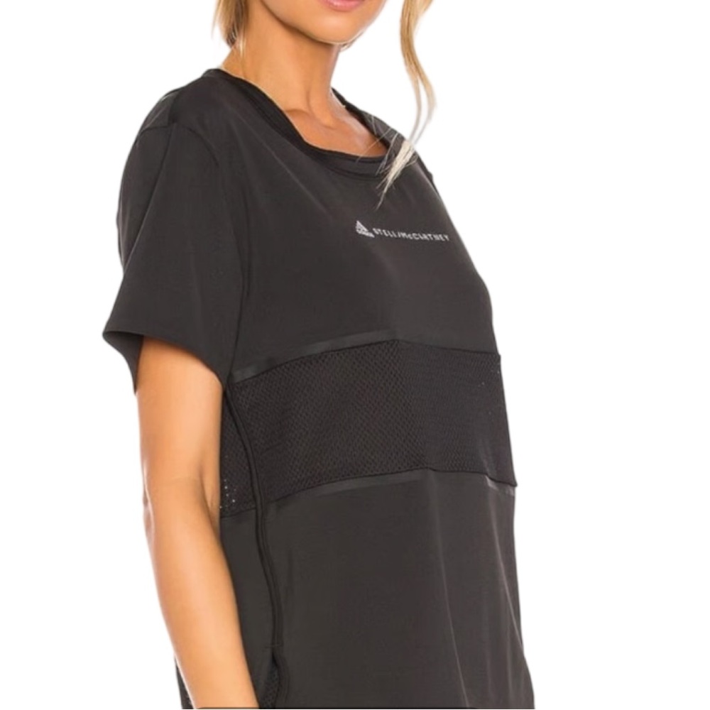 Women’s Adidas by Stella McCartney Run Loose Tee in Black Size Small NWOT - Picture 11 of 12